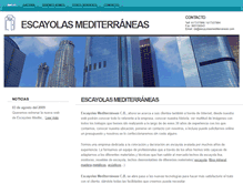 Tablet Screenshot of escayolasmediterraneas.com